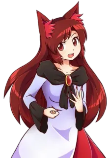 Imaizumi Kagerou • Touhou Project || @Kura_ra whatsapp stickers