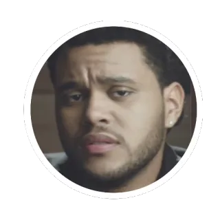 😠 The Weeknd Sänger, Musik, Künstler, Porträt, Promi whatsapp sticker