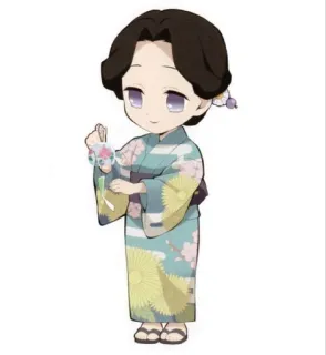 🤗 Anime, Kimono, Chibi, Personnage, Japonais, Dessin animé whatsapp sticker