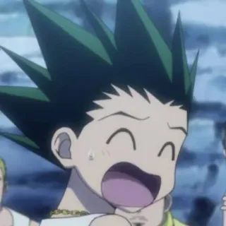 🇯🇵 Gon Freecss Hunter x Hunter anime, gon freecss, hunter x hunter, cartoon, character telegram sticker