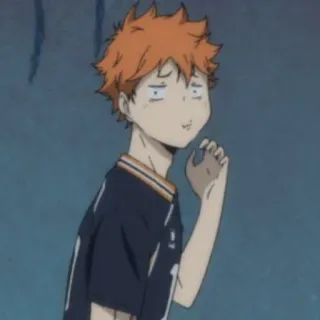 🍙 Hinata Shoyo Haikyuu!! anime, volleyball, cartoon, haikyuu, hinata, shoyo telegram sticker