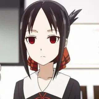 🌺 Kaguya Shinomiya Kaguya-sama: Love Is War 애니메이션, 만화, 카구야 님은 고백받고 싶어, 카구야 시노미야, 캐릭터, 사랑, 코미디, 학교 telegram sticker