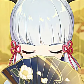 ❄️ Ayaka Genshin Impact Ayaka, Genshin Impact, Video game, Anime, Fans, Karakter, Waifu, Imut telegram sticker