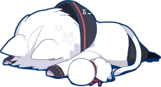 😵 猫, 睡眠, アニメ, かわいい, 可愛い whatsapp sticker