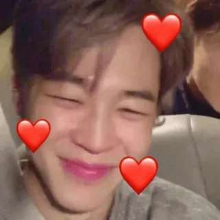 🥰 Jimin kpop, 아이돌, 지민, 하트, 미소, 가수, 아시아, 귀여운 whatsapp sticker