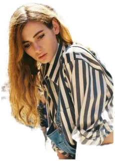 🌃 Frau, Porträt, Person, Junge/r Erwachsene/r, Lässig, Draussen telegram sticker