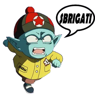 🏃‍♀️ SBRIGATI dragon ball, anime, angry, hurry telegram sticker