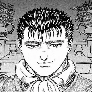 😏 Guts Berserk Anime, Manga, Guts, Berserk, Portrait telegram sticker
