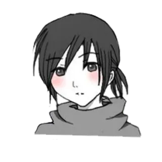 ☺️ 애니메이션, 만화, 캐릭터, 소녀, 귀여운, 스티커 telegram sticker