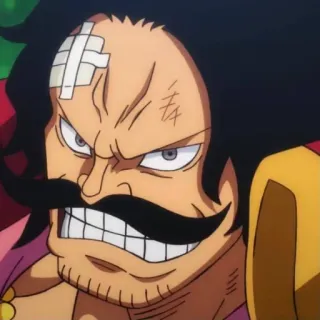 😁 Gol D. Roger One Piece Anime, Pirate, One Piece, Gol D. Roger, Roger, Personnage d'anime, Manga telegram sticker
