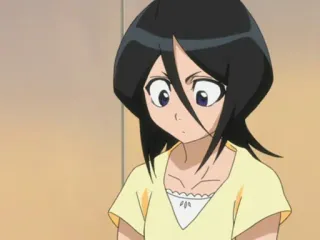 😯 Rukia Kuchiki Bleach anime, cartoon, character, Rukia, Bleach telegram sticker