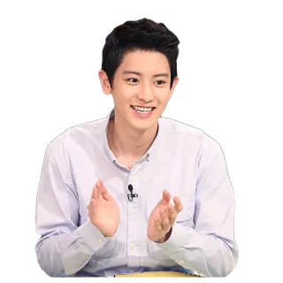 👏 Person, lächelnd, Applaus, Mann, Koreaner telegram sticker