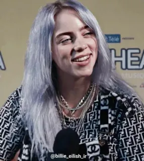 Billie Eilish Mood @billie_eilish_ir telegram stickers