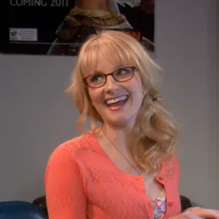 😈 Bernadette Rostenkowski The Big Bang Theory Bernadette Rostenkowski, The Big Bang Theory, Melissa Rauch, sitcom, nerd, comedy, scientist telegram sticker