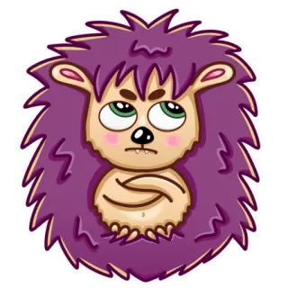 Ёжик telegram stickers
