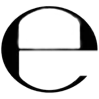 🧊 Buchstabe, E, Alphabet, Symbol, Icon telegram sticker