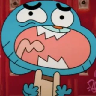 😨 Gumball Watterson The Amazing World of Gumball Cartoon, animiert, Gumball, lustig, Katze whatsapp sticker