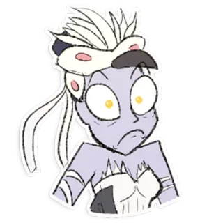 😨 Widowmaker Overwatch widowmaker, overwatch, video game character, cartoon, sticker telegram sticker
