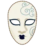 👓 masque, mascarade, fantaisie, art, symbole, couvre-visage, anonyme telegram sticker