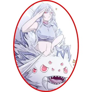 👍 anime, girl, monster, cute, spider telegram sticker