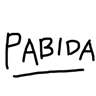 😒 PABIDA Text, PABIDA, Gekritzel, Wort telegram sticker