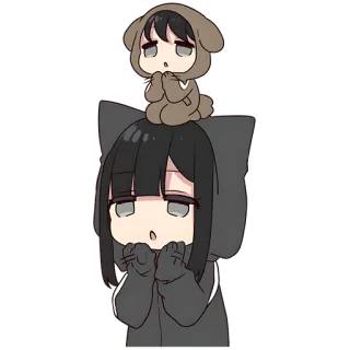 😍 Anime, Chibi, Lucu, Karakter, Anjing, Kawaii telegram sticker