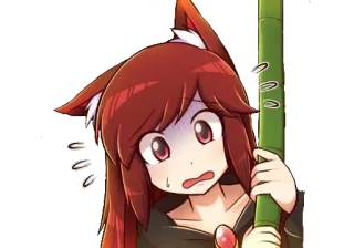 😰 anime, vosmeisje, bezorgd, cartoon telegram sticker