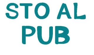 🍺 STO AL PUB pub, álcool, bar, bebida whatsapp sticker