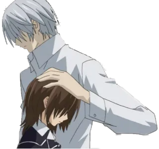 😐 Anime, Pareja, Abrazo, Romance, Amistad telegram sticker