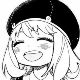 🥜 Anya Forger Spy x Family Anime, Manga, Spy x Family, Anya Forger, Süß, Cartoon, Lächeln telegram sticker