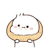 🍞 cute, cartoon, character, food, sticker telegram sticker