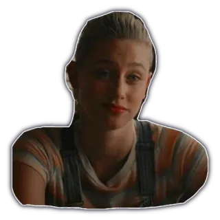 🙄 Betty Cooper Riverdale betty cooper, riverdale, lili reinhart, serie tv, drama adolescente, personaje telegram sticker