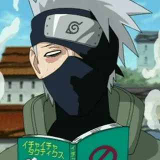⚡️ Kakashi Naruto イチャイチャタクティクス anime, manga, kakashi, naruto, ninja telegram sticker