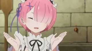 🍓 Ram Re:Zero anime, Ram, Re:Zero, carina, ragazza, capelli rosa telegram sticker