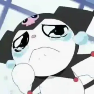 😭 Kuromi kuromi, sanrio, anime, fofo, triste whatsapp sticker