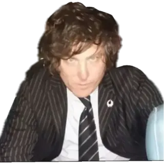 😉 Javier Milei politician, president, Argentina, Milei telegram sticker
