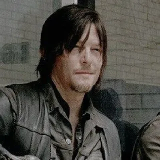 😐 Daryl Dixon The Walking Dead walking dead, daryl dixon, norman reedus, série tv, personagem telegram sticker