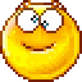 😪 Emoji, Vàng, Khuôn mặt, Nụ cười, Nghệ thuật kỹ thuật số whatsapp sticker