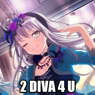 💅 2 DIVA 4 U Anime, Diva, Mädchen, Idol whatsapp sticker
