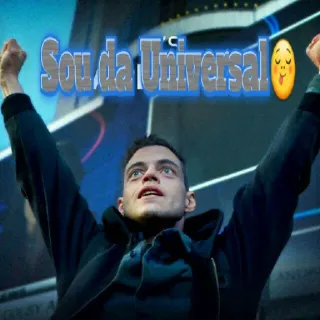 🙌 Sou da Universal! text, person, celebrating, joyful, universal, religious telegram sticker