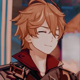 ✨ Tartaglia Genshin Impact Tartaglia, Childe, Genshin Impact, Anime, Personnage whatsapp sticker