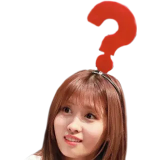 ❓ pergunta, mulher, rosto, confusa, expressão, dúvida telegram sticker