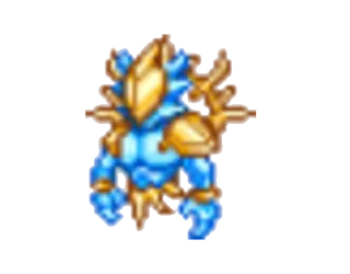 🌎 armadura, azul, oro, videojuego, fantasía, monstruo telegram sticker