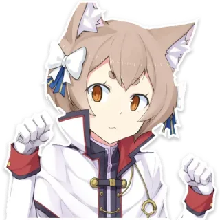 ☺️ Felix Argyle Re:Zero Anime, Ragazza gatto, Carino, Felix, Re Zero telegram sticker
