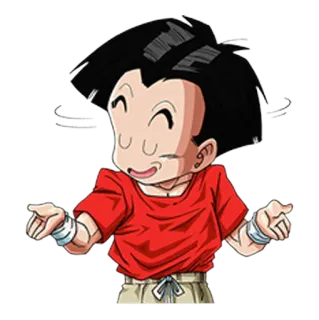 🤷 Cartone animato, Ragazzo, Scrollata di spalle, Confuso, Anime telegram sticker