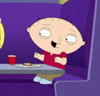 🧸 Stewie Griffin Family Guy stewie griffin, family guy, cartoon character, animated, tv show telegram sticker