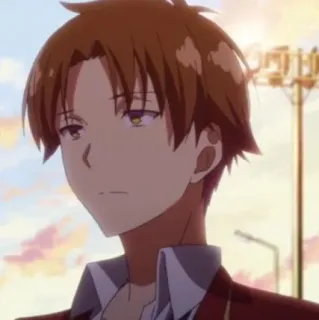 🏫 Ayanokouji Kiyotaka Classroom of the Elite Anime, Personnage, Classroom of the Elite, Ayanokouji Kiyotaka, Animé whatsapp sticker