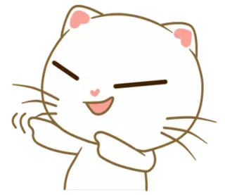 🤣 cat, animal, sticker, cute, cartoon telegram sticker