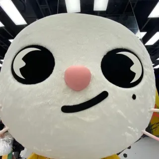 😊 Hoạt hình, Nhân vật, Dễ thương, Linh vật, Mắt to, Trắng whatsapp sticker
