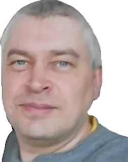 🙂 Mann, Porträt, Gesicht, graue Haare, Erwachsener telegram sticker
